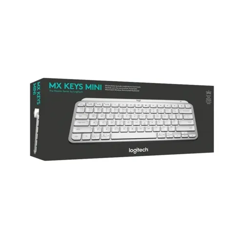 TECLADO LOGITECH MX KEYS MINI MULTIDISPOSITIVO ILUMINADO BLANCO